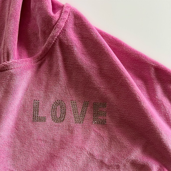 Rue21 Long Sleeve Pink Love Hoodie Size S - Picture 4 of 7